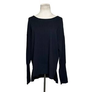 Felina black long sleeves tunic sweater size XL